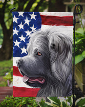 Load image into Gallery viewer, Caucasian Shepherd Dog American Flag Garden Flag - Outdoor Decorative Yard Flag CK6481GF