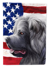 Load image into Gallery viewer, Caucasian Shepherd Dog American Flag Garden Flag - Outdoor Decorative Yard Flag CK6481GF