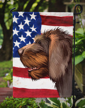 Load image into Gallery viewer, Cesky Fousek Dog American Flag Garden Flag - Outdoor Decorative Yard Flag CK6484GF