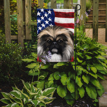 Load image into Gallery viewer, Chinese Imperial Dog American Flag Garden Flag - Outdoor Decorative Yard Flag CK6488GF
