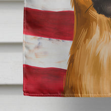 Load image into Gallery viewer, Chinook Dog American Flag Flag Canvas House Size CK6489CHF