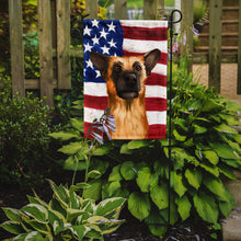 Load image into Gallery viewer, Chinook Dog American Flag Garden Flag - Outdoor Decorative Yard Flag CK6489GF
