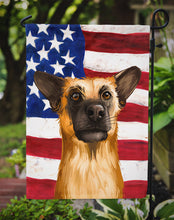 Load image into Gallery viewer, Chinook Dog American Flag Garden Flag - Outdoor Decorative Yard Flag CK6489GF