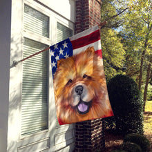 Load image into Gallery viewer, Chow Chow Dog American Flag Flag Canvas House Size CK6490CHF