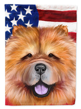 Load image into Gallery viewer, Chow Chow Dog American Flag Flag Canvas House Size CK6490CHF