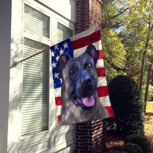 Load image into Gallery viewer, Cimarron Dog American Flag Flag Canvas House Size CK6491CHF