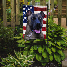 Load image into Gallery viewer, Cimarron Dog American Flag Garden Flag - Outdoor Decorative Yard Flag CK6491GF