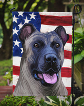 Load image into Gallery viewer, Cimarron Dog American Flag Garden Flag - Outdoor Decorative Yard Flag CK6491GF