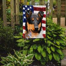 Load image into Gallery viewer, Collie Rough Dog American Flag Garden Flag - Outdoor Decorative Yard Flag CK6492GF