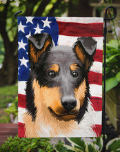 Load image into Gallery viewer, Collie Rough Dog American Flag Garden Flag - Outdoor Decorative Yard Flag CK6492GF