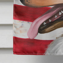 Load image into Gallery viewer, Collie Smooth Dog American Flag Flag Canvas House Size CK6493CHF
