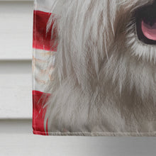 Load image into Gallery viewer, Coton de Tulear Dog American Flag Flag Canvas House Size CK6495CHF