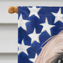 Load image into Gallery viewer, Dandie Dinmont Terrier American Flag Flag Canvas House Size CK6501CHF