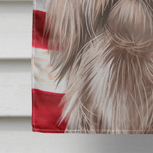 Load image into Gallery viewer, Dandie Dinmont Terrier American Flag Flag Canvas House Size CK6501CHF