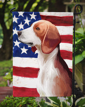 Load image into Gallery viewer, Deutsche Bracke Dog American Flag Garden Flag - Outdoor Decorative Yard Flag CK6503GF