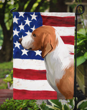 Load image into Gallery viewer, Drever Dog American Flag Garden Flag - Outdoor Decorative Yard Flag CK6506GF