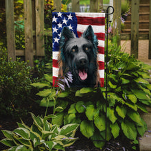 Load image into Gallery viewer, Dutch Shepherd Dog American Flag Garden Flag - Outdoor Decorative Yard Flag CK6507GF