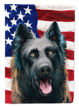 Load image into Gallery viewer, Dutch Shepherd Dog American Flag Garden Flag - Outdoor Decorative Yard Flag CK6507GF