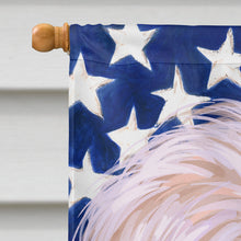 Load image into Gallery viewer, Dutch Smoushond Dog American Flag Flag Canvas House Size CK6508CHF