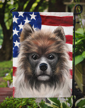 Load image into Gallery viewer, Elo Dog American Flag Garden Flag - Outdoor Decorative Yard Flag CK6510GF