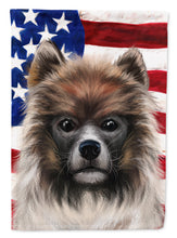 Load image into Gallery viewer, Elo Dog American Flag Garden Flag - Outdoor Decorative Yard Flag CK6510GF