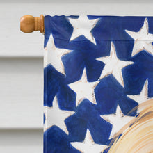 Load image into Gallery viewer, English Cocker Spaniel American Flag Flag Canvas House Size CK6511CHF