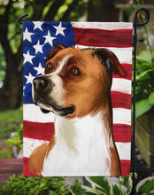 Load image into Gallery viewer, English Foxhound Dog American Flag Garden Flag - Outdoor Decorative Yard Flag CK6512GF