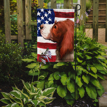 Load image into Gallery viewer, English Setter Dog American Flag Garden Flag - Outdoor Decorative Yard Flag CK6514GF