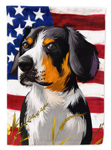 Load image into Gallery viewer, Entlebucher Mountain Dog American Flag Flag Canvas House Size CK6516CHF