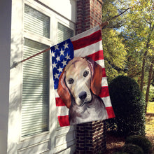 Load image into Gallery viewer, Estonian Hound Dog American Flag Flag Canvas House Size CK6517CHF