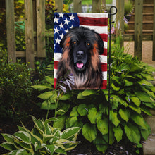 Load image into Gallery viewer, Estrela Mountain Dog American Flag Garden Flag - Outdoor Decorative Yard Flag CK6518GF