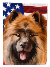 Load image into Gallery viewer, Eurasier Dog American Flag Flag Canvas House Size CK6519CHF