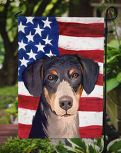 Load image into Gallery viewer, Eurohound Dog American Flag Garden Flag - Outdoor Decorative Yard Flag CK6520GF
