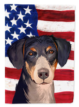 Load image into Gallery viewer, Eurohound Dog American Flag Garden Flag - Outdoor Decorative Yard Flag CK6520GF