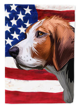 Load image into Gallery viewer, Finnish hound Dog American Flag Garden Flag - Outdoor Decorative Yard Flag CK6523GF
