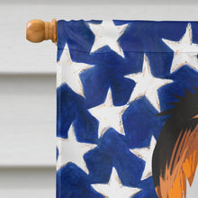 Load image into Gallery viewer, Fox Terrier Smooth Dog American Flag Flag Canvas House Size CK6528CHF