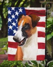 Load image into Gallery viewer, Fox Terrier Smooth Dog American Flag Garden Flag - Outdoor Decorative Yard Flag CK6528GF