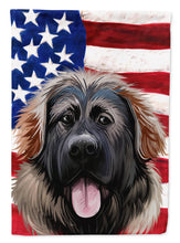 Load image into Gallery viewer, Georgian Shepherd Dog American Flag Flag Canvas House Size CK6532CHF