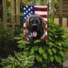 Load image into Gallery viewer, Georgian Shepherd Dog American Flag Garden Flag - Outdoor Decorative Yard Flag CK6532GF
