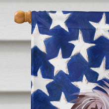 Load image into Gallery viewer, German Longhaired Pointer American Flag Flag Canvas House Size CK6533CHF