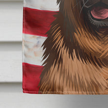 Load image into Gallery viewer, German Shepherd Dog American Flag Flag Canvas House Size CK6536CHF