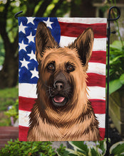 Load image into Gallery viewer, German Shepherd Dog American Flag Garden Flag - Outdoor Decorative Yard Flag CK6536GF