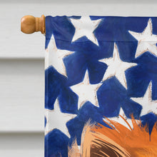 Load image into Gallery viewer, German Spitz Dog American Flag Flag Canvas House Size CK6538CHF