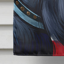 Load image into Gallery viewer, Giant Schnauzer Dog American Flag Flag Canvas House Size CK6540CHF