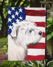 Load image into Gallery viewer, Glen of Imaal Terrier American Flag Garden Flag - Outdoor Decorative Yard Flag CK6541GF