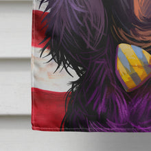 Load image into Gallery viewer, Gordon Setter Dog American Flag Flag Canvas House Size CK6543CHF