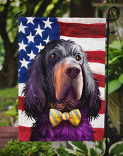 Load image into Gallery viewer, Gordon Setter Dog American Flag Garden Flag - Outdoor Decorative Yard Flag CK6543GF