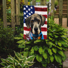 Load image into Gallery viewer, Great Dane Dog American Flag Garden Flag - Outdoor Decorative Yard Flag CK6546GF