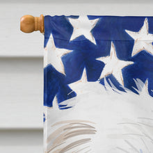 Load image into Gallery viewer, Great Pyrenees Dog American Flag Flag Canvas House Size CK6547CHF