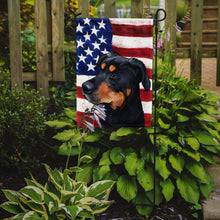 Load image into Gallery viewer, Greek Harehound Dog American Flag Garden Flag - Outdoor Decorative Yard Flag CK6549GF